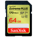 サンディスク Extreme PLUS SDXC UHS-Iカード 64GB SDSDXWH-064G-JNJIP
