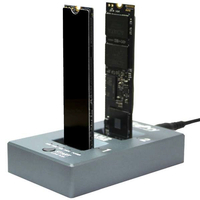 タイムリー NVMe(PCIe)M．2 クローンスタンド シルバー UD-M2CL