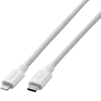 エレコム USB-C to Lightningケーブル(やわらか耐久) 2．0m オリジナル ホワイト EDCLYS20WH