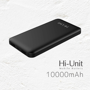 アルペックス モバイルバッテリー(10000mAh) Hi-Unit 2PORT ブラック HSE-MO10000BK-イメージ2