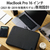 エレコム MacBook Pro 16インチ ( M2 M1 2023 2021 2019 ) パソコンケース 衝撃吸収 ケース 撥水加工 起毛素材 カバー PCケース ブラック ブラック BM-IBPM2116BK-イメージ3