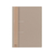 コクヨ ファスナーファイル〈レポート〉 A4タテ 2穴 100枚収容 セピア 1冊 F805117-ﾌ-P160S-イメージ1
