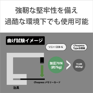 SONY CFexpress TypeB メモリーカード(960GB) CEB-G960T-イメージ7