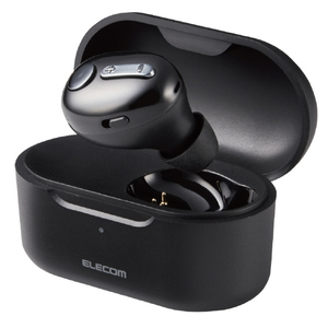 エレコム Bluetooth片耳ヘッドセット(充電ケース付き) ブラック LBT-HSC32MPBK-イメージ2