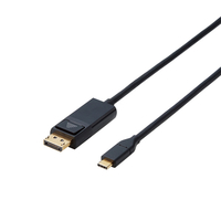 エレコム USB Type-C用DisplayPort変換ケーブル ブラック CAC-CDP10BK