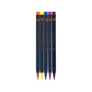 あかしや 水彩毛筆「彩」秋を描く5色セット F166332-CA200/5VC-イメージ2