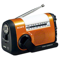 SONY FM/AMポータブルラジオ オレンジ ICF-B09 D