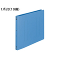コクヨ フラットファイルPP A4ヨコ とじ厚15mm 青 10冊 1パック(10冊) F835883-ﾌ-H15B
