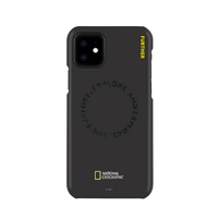 National Geographic iPhone 12 mini用Explore Further Edition Carved Stamp Case Black NG19616I12