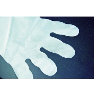 トラスコ中山 TRUSCO ポリエチレン 使い捨て手袋 ウェーブカットL (100枚) FC929FC-8354695-イメージ2