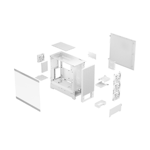 Fractal Design Pop XL Air RGB White TG Clear Tint ホワイト FD-C-POR1X-01-イメージ12
