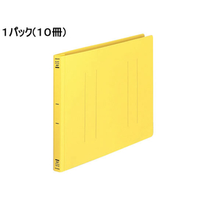 コクヨ フラットファイルPP A4ヨコ とじ厚15mm 黄 10冊 1パック(10冊) F835887-ﾌ-H15Y-イメージ1