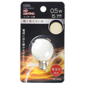 オーム電機 LED電球 E12口金 全光束15lm(0．5Wミニボール電球形) 電球色相当 LDG1L-H-E12 13