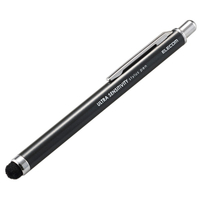 エレコム スマートフォン/タブレット用タッチペン(ノックタイプ) ブラック P-TPCNBK