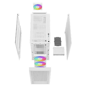 Deepcool ミドルタワー型PCケース ホワイト RCH560WHAPE4DG1-イメージ14