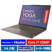 レノボ ノートパソコン Yoga Slim 6i Gen8 ストームグレー 82WU0073JP