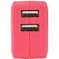イツワ商事 USB2ポート AC充電器 コンパクトタイプ ピンク MCAA2002PK