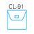 カール事務器 Qfit CDポケット FC12194-CL-91-イメージ4