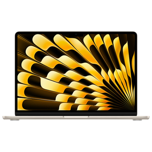 Apple 13インチMacBook Air： 8コアCPUと8コアGPUを搭載したApple M3チップ 8GB 256GB SSD スターライト MRXT3J/A-イメージ1