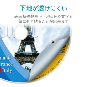 エレコム フォト光沢CD/DVDラベル(内円小タイプ) 20枚 EDT-KUDVD1S-イメージ3