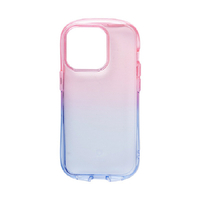 Hamee iPhone 14 Pro用TPUケース IFACE LOOK IN CLEAR LOLLY ピーチ/サファイア 41-946411