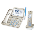パナソニック デジタルコードレス電話機(受話子機+子機1台タイプ) シャンパンゴールド VEGD78DLN
