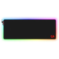 REDRAGON RGB発光 大判マウスパッド XLサイズ NEPTUNE X ブラック P033TI