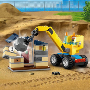 レゴジャパン LEGO シティ 60391 トラックと鉄球クレーン車 60391ﾄﾗﾂｸﾄﾃﾂｷﾕｳｸﾚ-ﾝｼﾔ-イメージ6