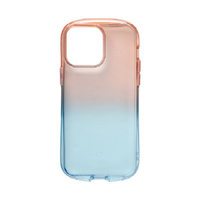 Hamee iPhone 14 Pro Max用TPUケース IFACE LOOK IN CLEAR LOLLY ストロベリー/アクア 41946466