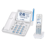 パナソニック デジタルコードレス電話機(受話子機+子機1台タイプ) パールホワイト VEGD78DLW