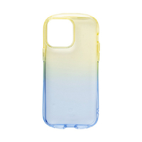 Hamee iPhone 14 Pro Max用TPUケース IFACE LOOK IN CLEAR LOLLY レモン/サファイア 41946473