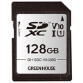 グリ－ンハウス UHSスピードクラス1 /ビデオスピードクラスV10対応SDHC/SDXCカード 128GB GH-SDC-VAシリーズ GH-SDC-VA128G
