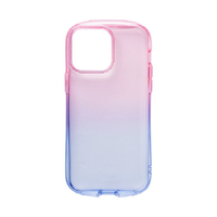 Hamee iPhone 14 Pro Max用TPUケース IFACE LOOK IN CLEAR LOLLY ピーチ/サファイア 41946497
