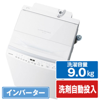 東芝 9．0kgインバーター全自動洗濯機 ZABOON グランホワイト AW-9DP4(W)