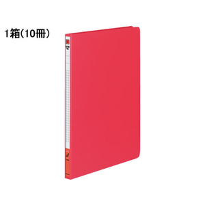コクヨ レターファイル(色厚板紙) A4タテ とじ厚12mm 赤 10冊 1箱(10冊) F835924-ﾌ-550R-イメージ1