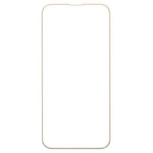 Hamee iPhone 14/13/13 Pro用ラウンドエッジ強化ガラス画面保護シート iFace ベージュ 41-946510-イメージ1