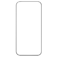 Hamee iPhone 14 Pro用ラウンドエッジ強化ガラス画面保護シート iFace ブラック 41-946527