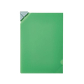 キングジム ナナメクリ ファイル(透明) A4 緑 FCC5201-580Tﾐﾄ
