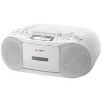 SONY CDカセットレコーダー ホワイト CFD-S70 W