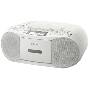 SONY CDカセットレコーダー ホワイト CFD-S70 W-イメージ1