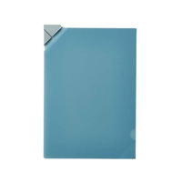 キングジム ナナメクリ ファイル(透明) A4 青 FCC5202580Tｱｵ