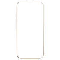 Hamee iPhone 14 Plus/13 Pro Max用ラウンドエッジ強化ガラス画面保護シート iFace ベージュ 41-946558