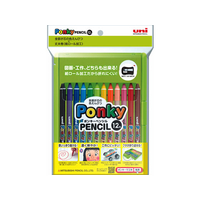 三菱鉛筆 ポンキーペンシル 12色セット F594374K800PK12CLT