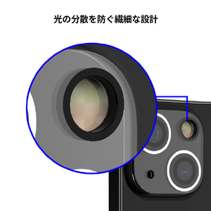 araree iPhone 13/13 mini用カメラ専用強化ガラスフィルム C-SUB CORE ブラック AR21657I13MNBL-イメージ12