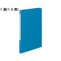 コクヨ レターファイル(Mタイプ) A4タテ とじ厚12mm 青 10冊 1箱(10冊) F835935-ﾌ-1550NB