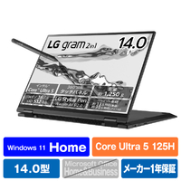 LG Electronics Japan ノートパソコン LG gram 2in1 オブシディアンブラック 14T90S-MA55J
