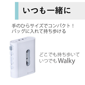 東芝 ワイヤレスカセットプレーヤー AUREX シリーズ Walky AX-W10-イメージ9