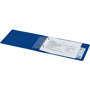コクヨ リングファイル〈スリムスタイル〉 A5ヨコ 背幅27mm 青 F837419ﾌ-URF427B-イメージ5
