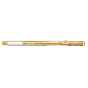 三菱鉛筆 ユニボールシグノ スタンダード 0.8mm 金 F863762-UM100.25-イメージ1