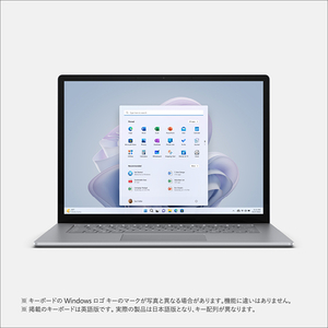 マイクロソフト Surface Laptop 5 15インチ(i7/8GB/256GB) プラチナ RBY-00020-イメージ1